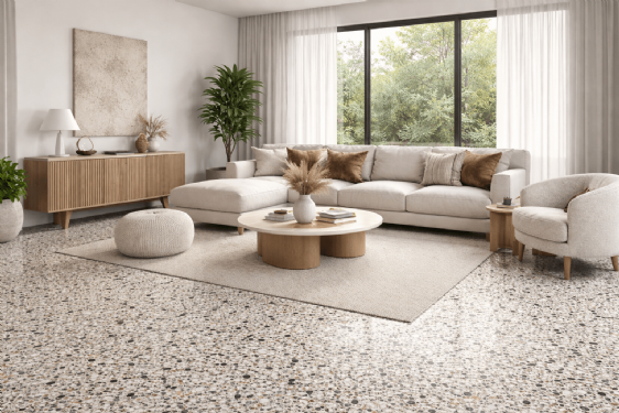 磨石子地板設計趨勢解析：現代室內裝潢的新選擇